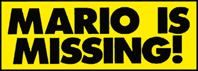 Mario Is Missing logo for NES